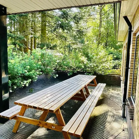 Family W Trampoline, Pool Villa Doornspijk