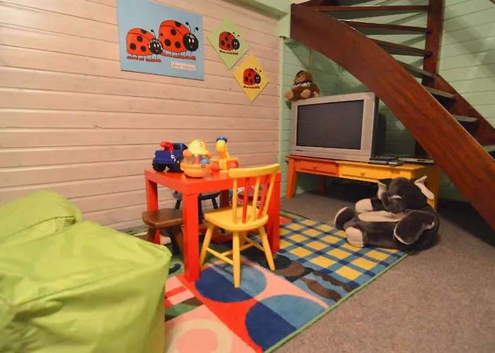 빌라 Family W Trampoline, Pool Doornspijk